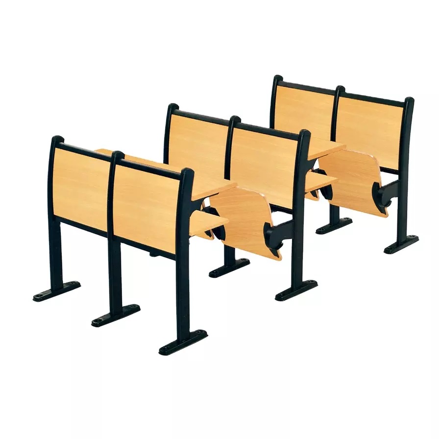 University folding step desk and chair